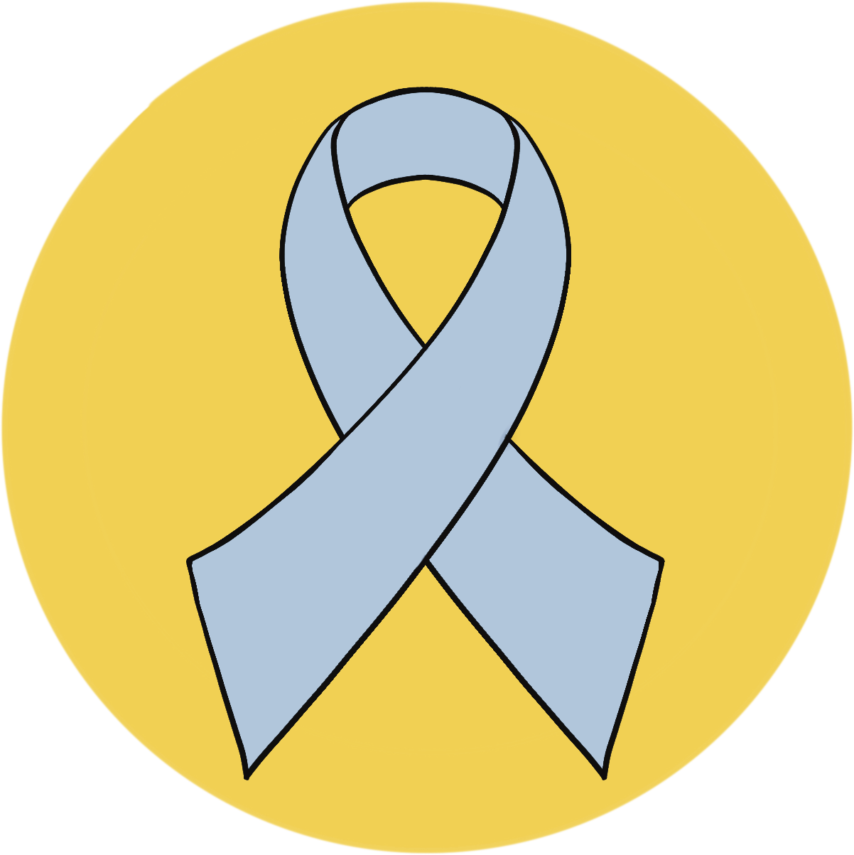 icon of a cancer ribbon.