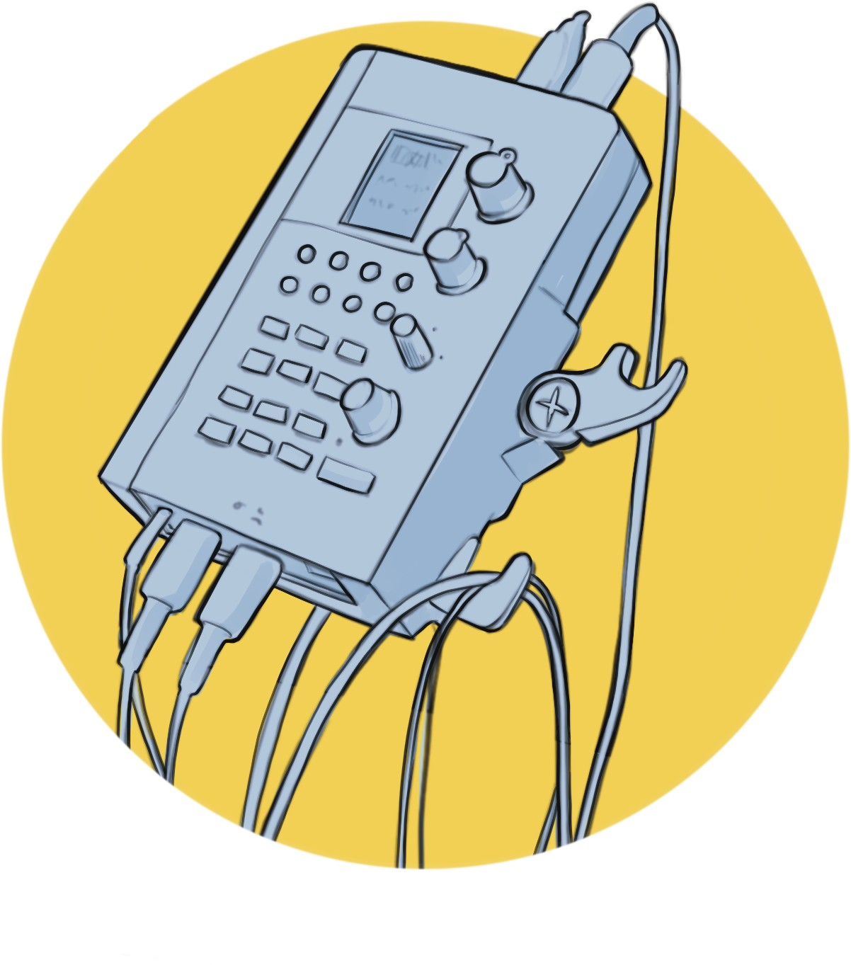 icon of nerve test machine.