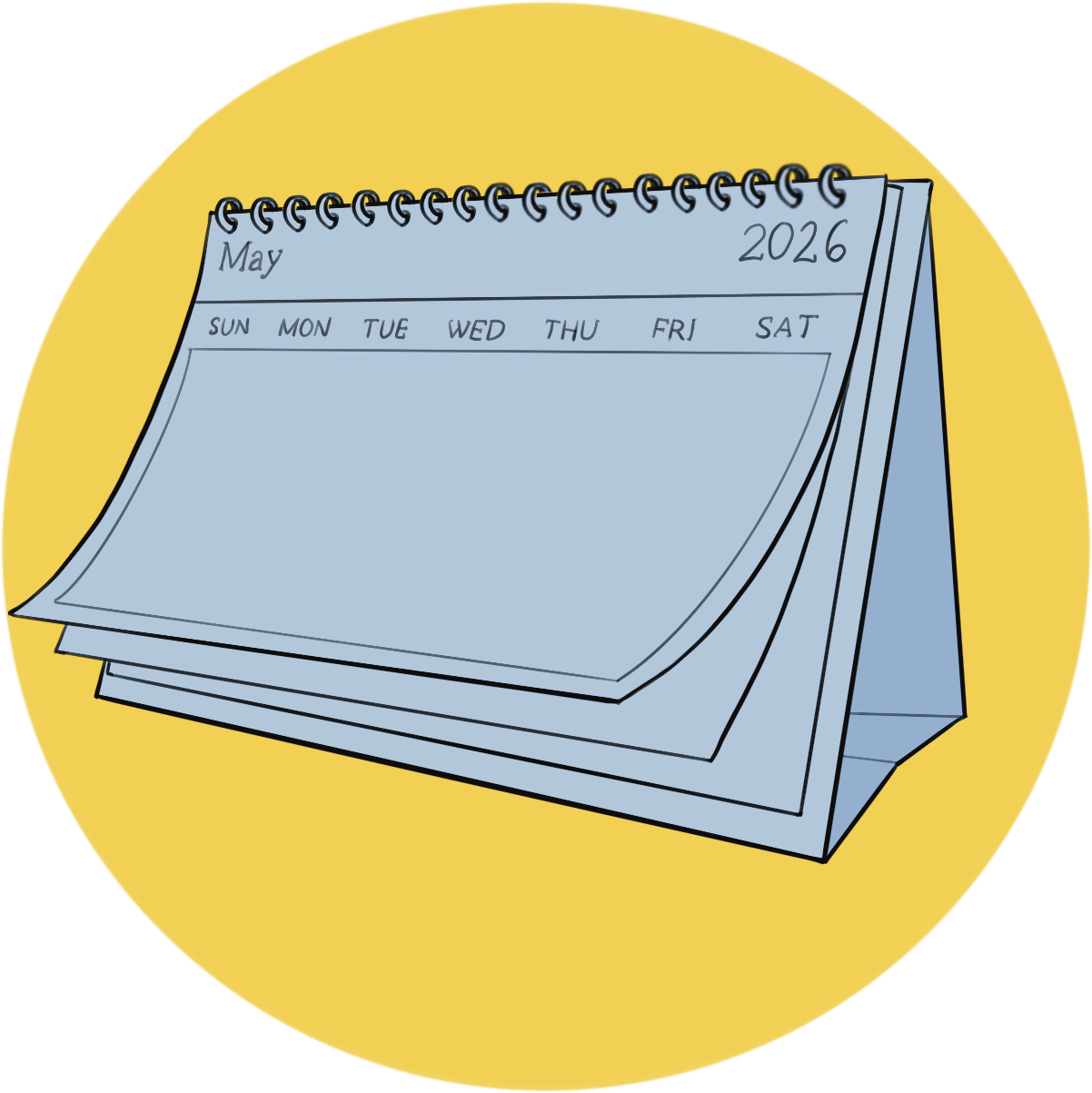 icon of a calendar.