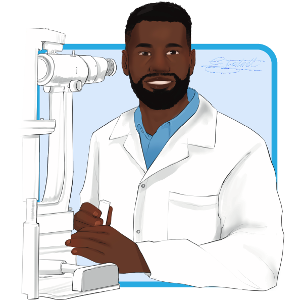 Image of an ophthalmologist.